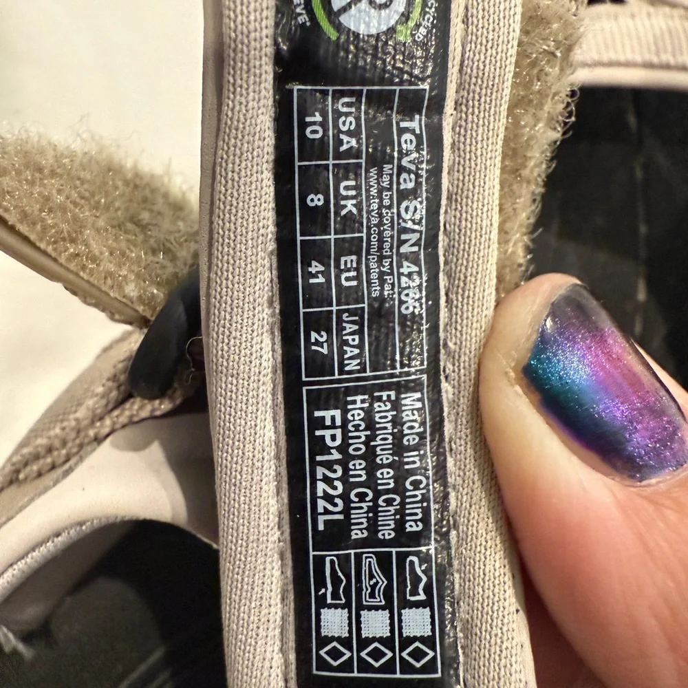 Teva Tirra Women's Sandals - Tan and Black - Picture 3 of 3